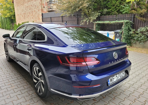 Volkswagen Arteon cena 119999 przebieg: 188750, rok produkcji 2018 z Warszawa małe 172